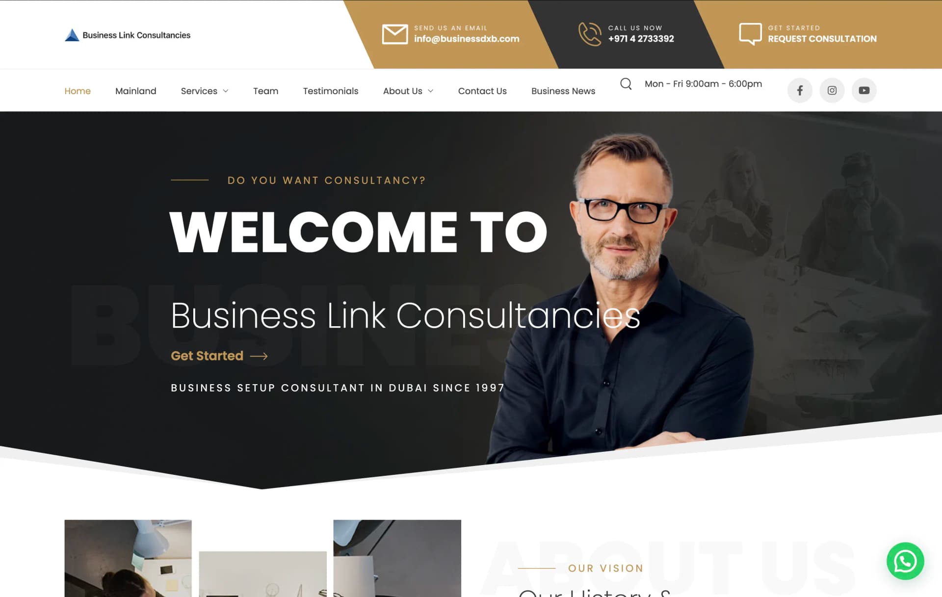 Business DXB Website Preview
